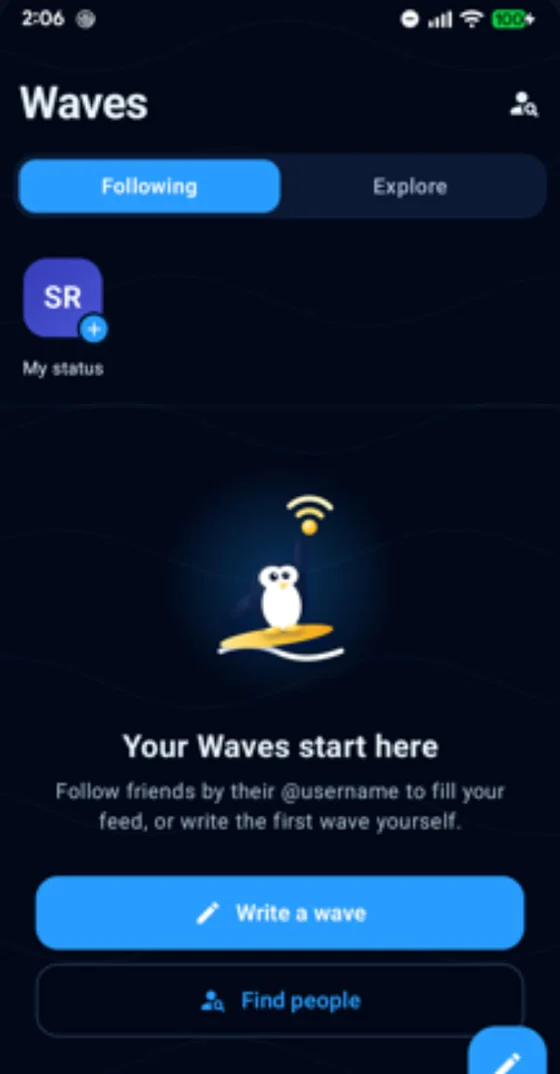Surfping Waves: posts and 24-hour status